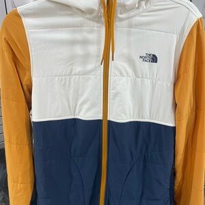 The North Face Colorblock Jacket - White, Navy, Orange